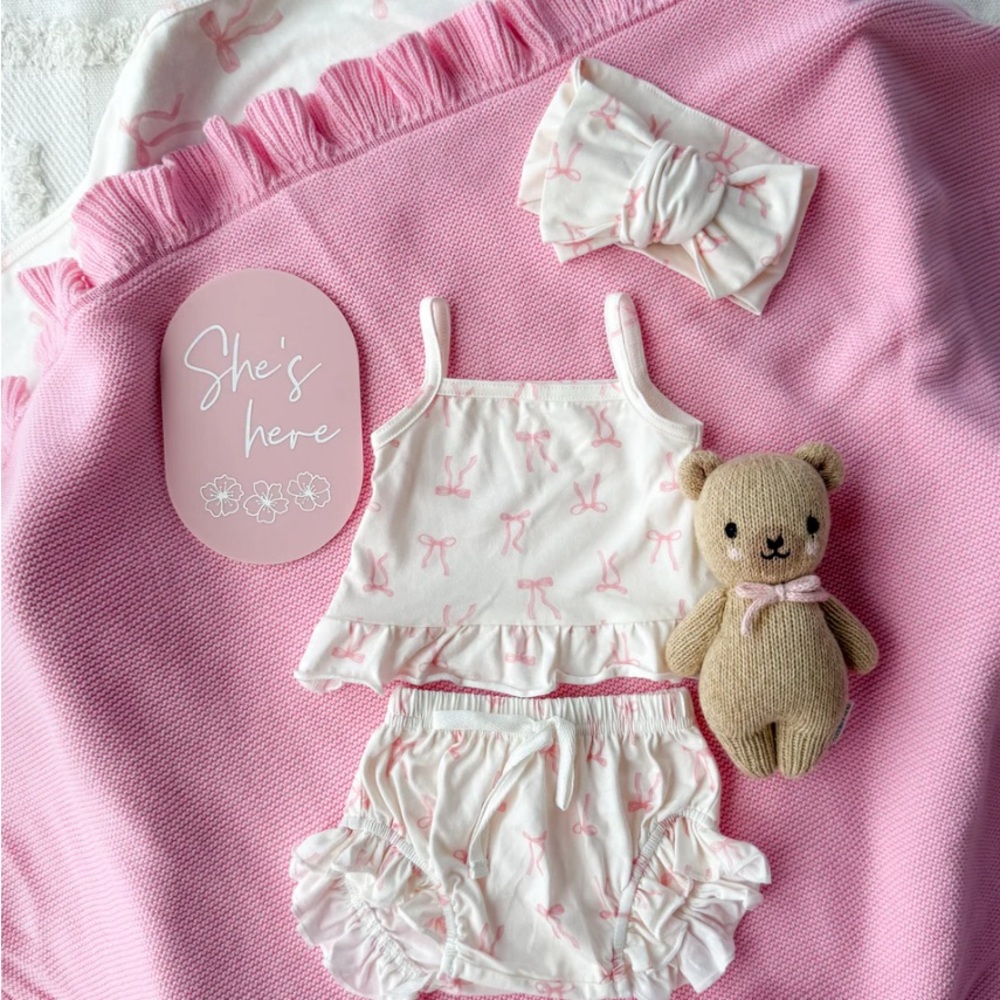 Newborn summer set 3 pc